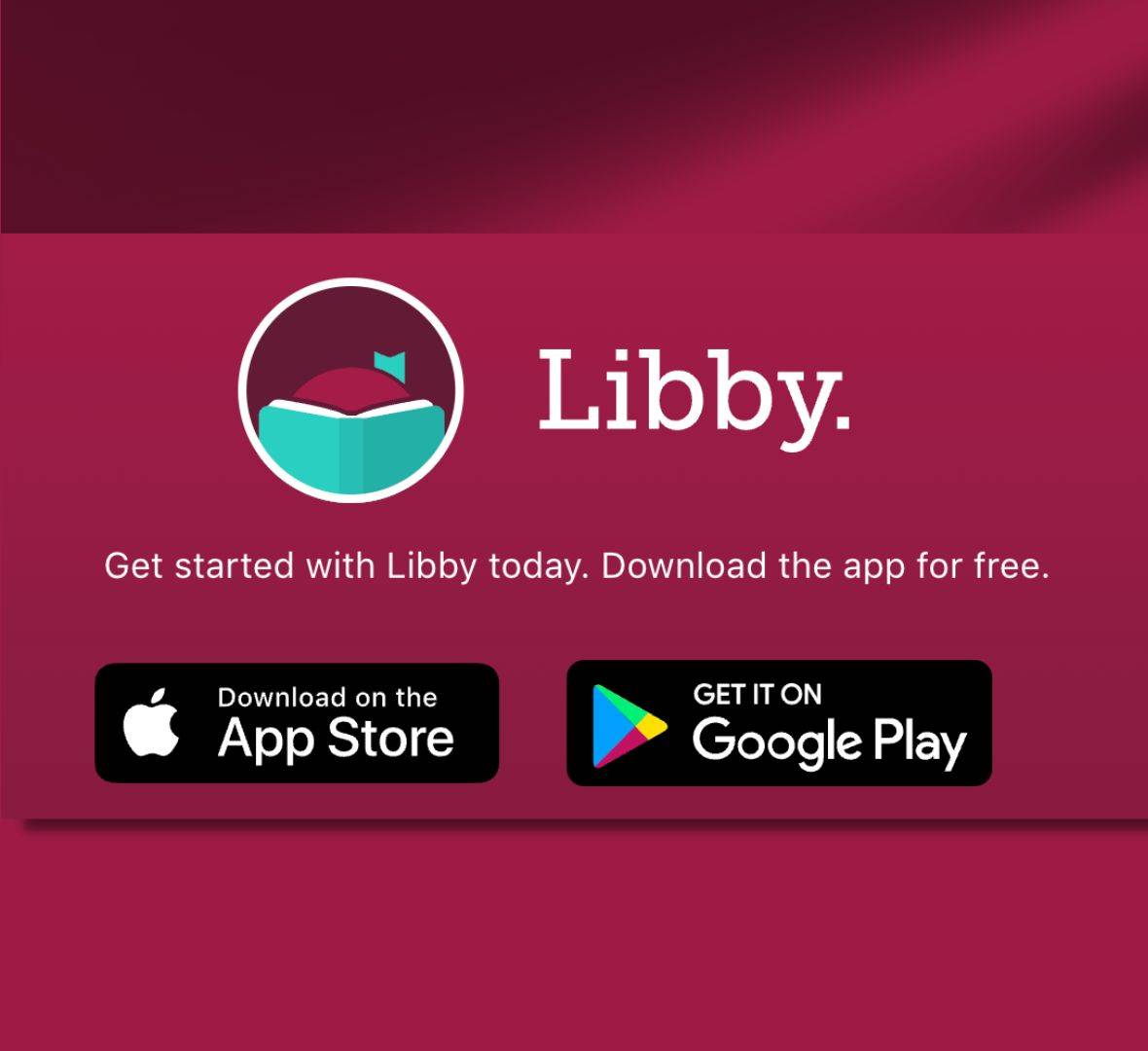 Libby by overdrive for ebooks and digital audiobooks